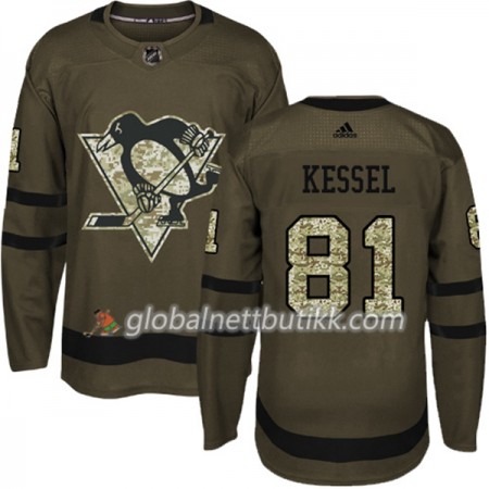 Pittsburgh Penguins Hockeydrakt Phil Kessel 81 2017-2018 Camo Grønn Adidas Authentic - Herre